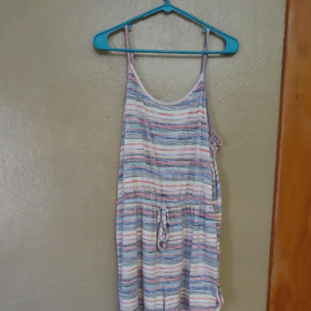 Mossimo Multicolored Striped Romper